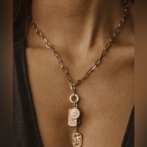 Melanie Auld Thick 2 in 1 Staple Chain 18”